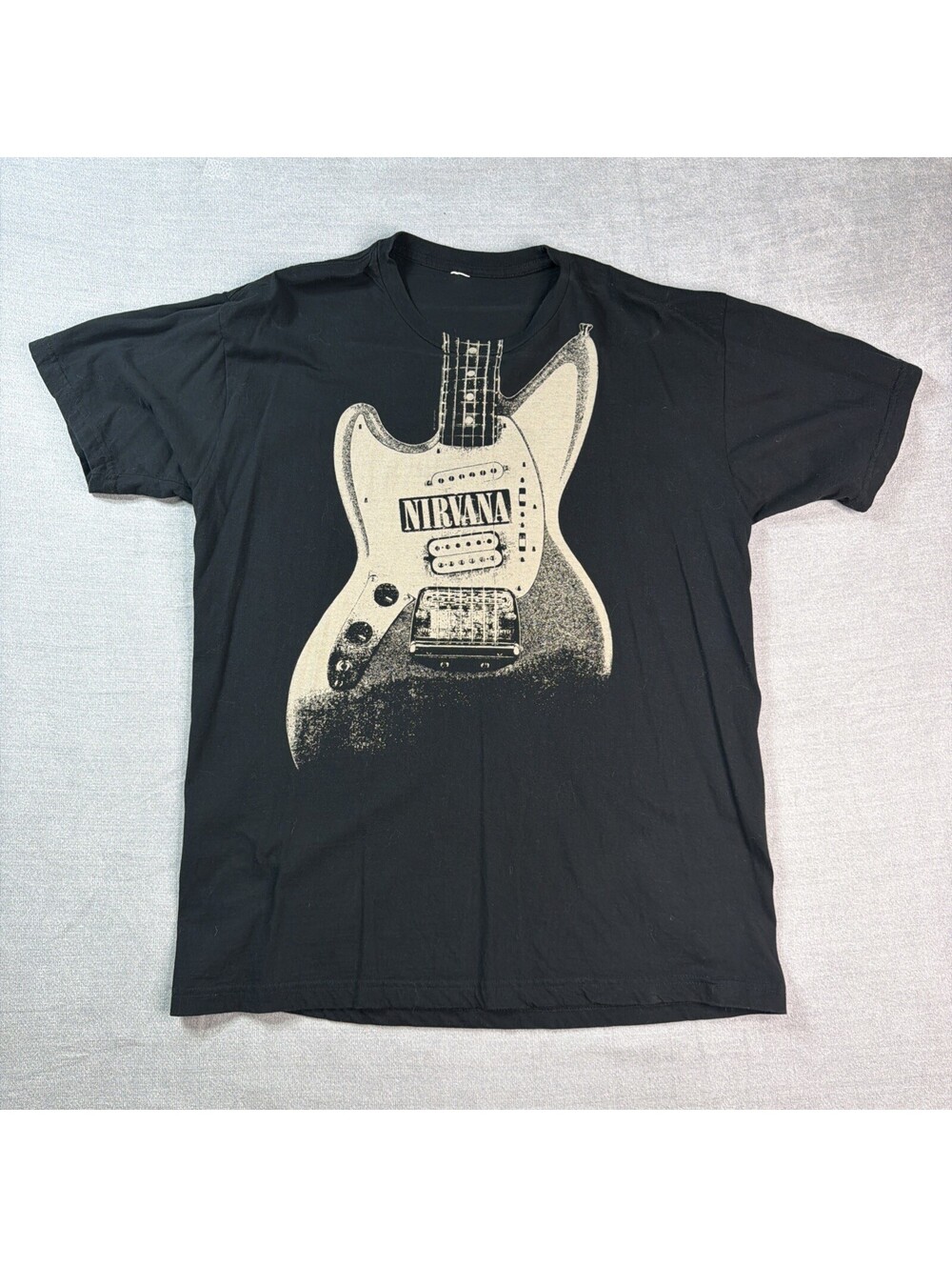 Vintage Nirvana Original Guitar T-shirt Size Large Anvil